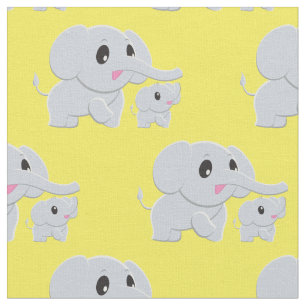 Süße Elefanten-Baby-Nursery-Dekoration Stoff