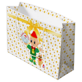 Süße elegante Weihnachten Große Geschenktüte