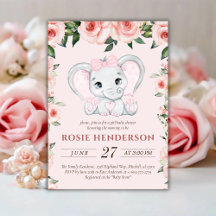Süsse Elephant Blush Pink Bläserchen Girl Babydusc