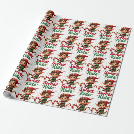 Süße Elfchen-Weihnachtsverpackungspapier Geschenkpapier