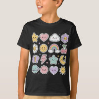 Süße Emoji-Kinder-T-Shirts – Lustige Smile-Gesicht