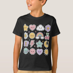 Süße Emoji-Kinder-T-Shirts – Lustige Smile-Gesicht T-Shirt