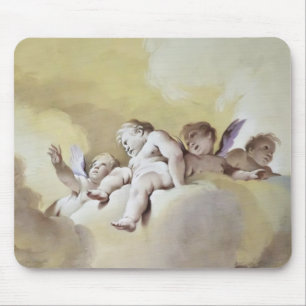 Süße Engel im Himmel Mousepad