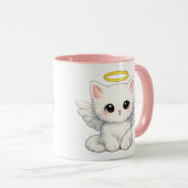 Süße Engel Katzen Tasse (VorderseiteRechts)