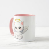 Süße Engel Katzen Tasse (Vorderseite Links)