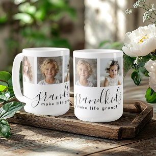 Süße Enkel machen das Leben großartig 4 Foto Kaffeetasse