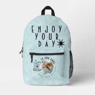 Süße Enkelsohn-Foto-Geschenke Bedruckter Rucksack