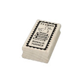 Süße Ente Ex Libris Buchzeichen Gummistempel (Stempel)