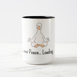 Süße Ente "Innere Ruhe wird geladen" Tasse – Lusti
