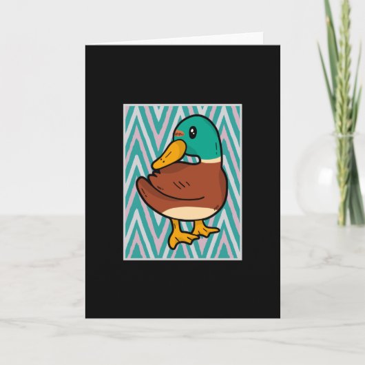 Süße Ente Karte (Vorderseite)
