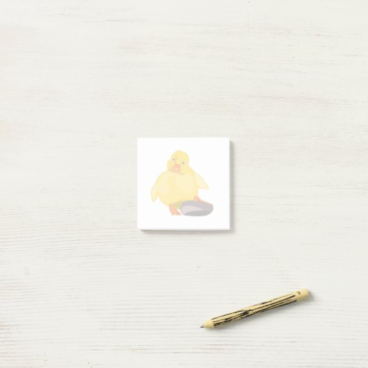 Süße Ente Lustige Post-it® Notizen (Auf Schreibtisch)