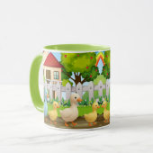 Süße Enten Designs Kinder Tasse (Vorderseite Links)