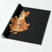Süße Enten-Patchwork-Halloween-Party Geschenkpapier (Ungerollt)
