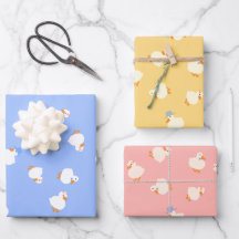 Süße Enten Set aus 3 Baby Shower