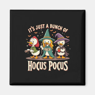 Süße Enten-Trio-Hexen-Hokuspokus-Halloween-Magie Magnet