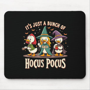 Süße Enten-Trio Hexerei Hokuspokus Halloween Magie Mousepad