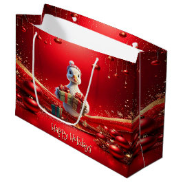 Süße-Enten-Weihnachts-Geschenktüte Große Geschenktüte
