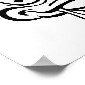 Süße Entenillustration Poster (Ecke)