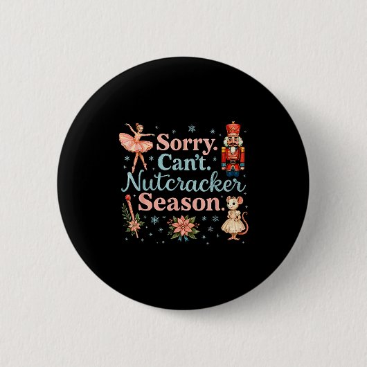 Süße Entschuldigung Nussknacker-Saison-Kostüm, Wei Button (Vorderseite)