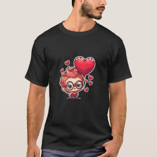 Süße entzückende einzigartige Frohen Valentinstag T-Shirt