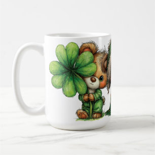 SÜSSE ENTZÜCKENDE IRLÄNDISCH ANGEZOGENE TEDDYBÄREN KAFFEETASSE
