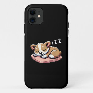 Süße entzückende schlafende Tierliebhaber Welsh Co Case-Mate iPhone Hülle