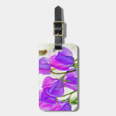 Süße Erbse Gepäckanhänger (Vorderseite vertikal)