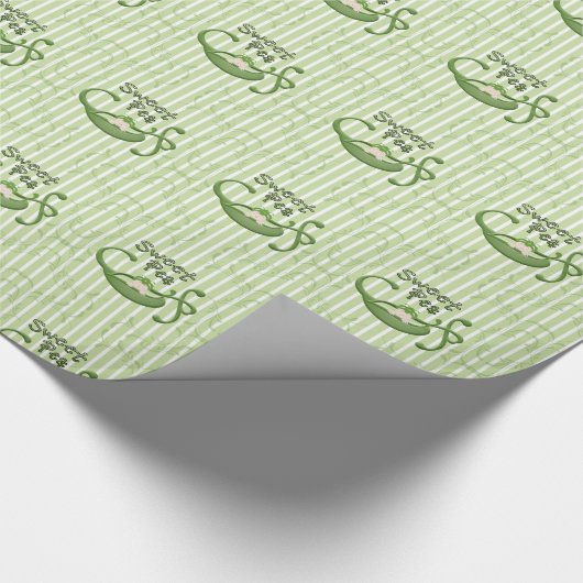 Süße Erbse Geschenkpapier (Ecke)