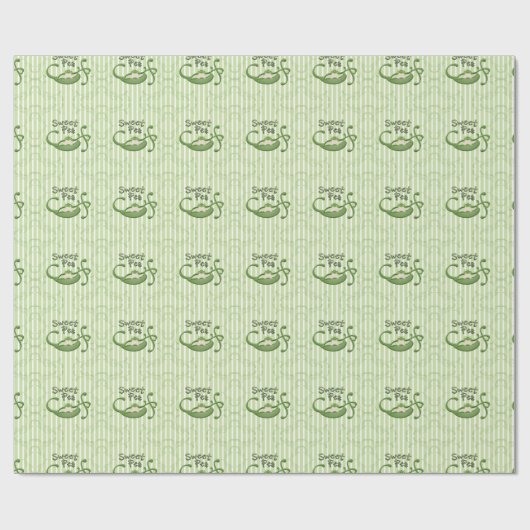 Süße Erbse Geschenkpapier (Flach)