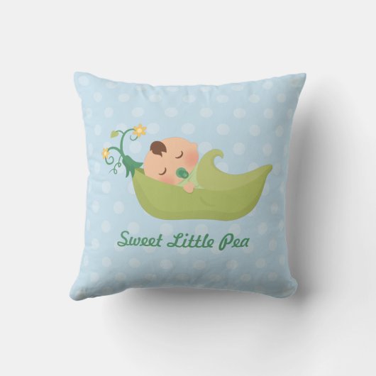 Süße Erbse in einem Kissen (Rückseite)