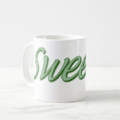 Süße Erbse Kaffeetasse (Vorderseite Links)