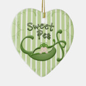 Süße Erbse Keramikornament (Rechts)