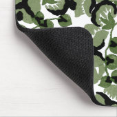 Süße Erbse (Olive) Fine Art Mousepad (Ecke)