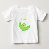 Süße Erbsen-Baby Baby T-shirt (Vorderseite)