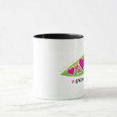 Süße Erbsen-Entwurfs-Tasse Tasse (Zentrum)