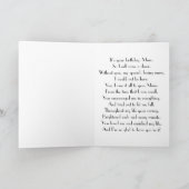 SÜSSE ERBSEN-MAMA-GRUSS-KARTE KARTE (Innenseite)