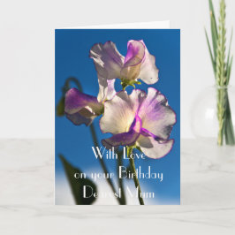 SÜSSE ERBSEN-MAMA-GRUSS-KARTE KARTE