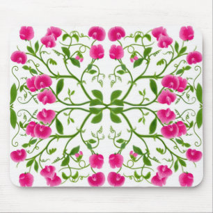 Süße Erbsen-Reben Mousepad