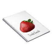 Süße Erdbeer-Frucht-Spiral-Notizbuch Notizblock (Rechte Seite)