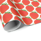 Süße Erdbeer-Geschenkpapier Geschenkpapier (Rolleneckpunkt)