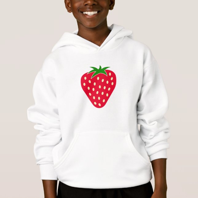 Süße Erdbeere Hoodie (Vorderseite)