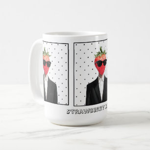 Süße Erdbeere in Sonnenbrille Tasse