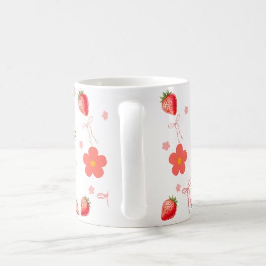 Süße Erdbeere Kaffeetasse (Henkel)