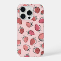Süße Erdbeere Rosa Muster Handyhülle