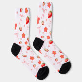 Süße Erdbeere Socken (Rechts)