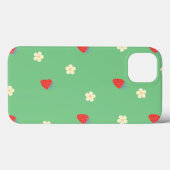 Süße Erdbeeren Blumen Handyhülle. Case-Mate iPhone Hülle (Rückseite (Horizontal))