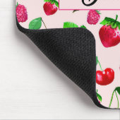 Süße Erdbeeren-Frucht Individueller Name Mauspad (Ecke)
