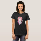 Süße Erdbeeren Katze T-Shirt (Vorne ganz)