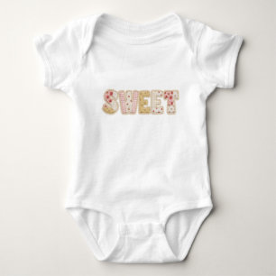 Süße Erdbeeren Patchwork-Quilted-Sommer-Design Baby Strampler