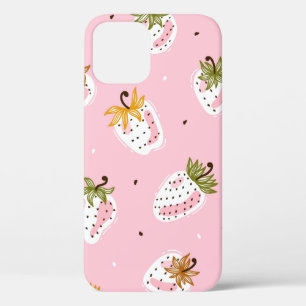 Süße Erdbeeren vintage nahtloses Muster. Obst Case-Mate iPhone Hülle
